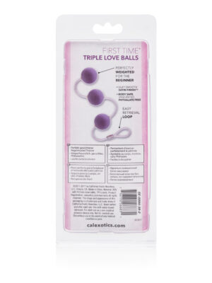 first time love balls triple lovers purple