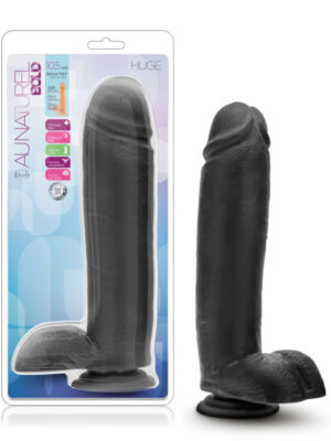au natural bold huge 10.5 inch dildo black