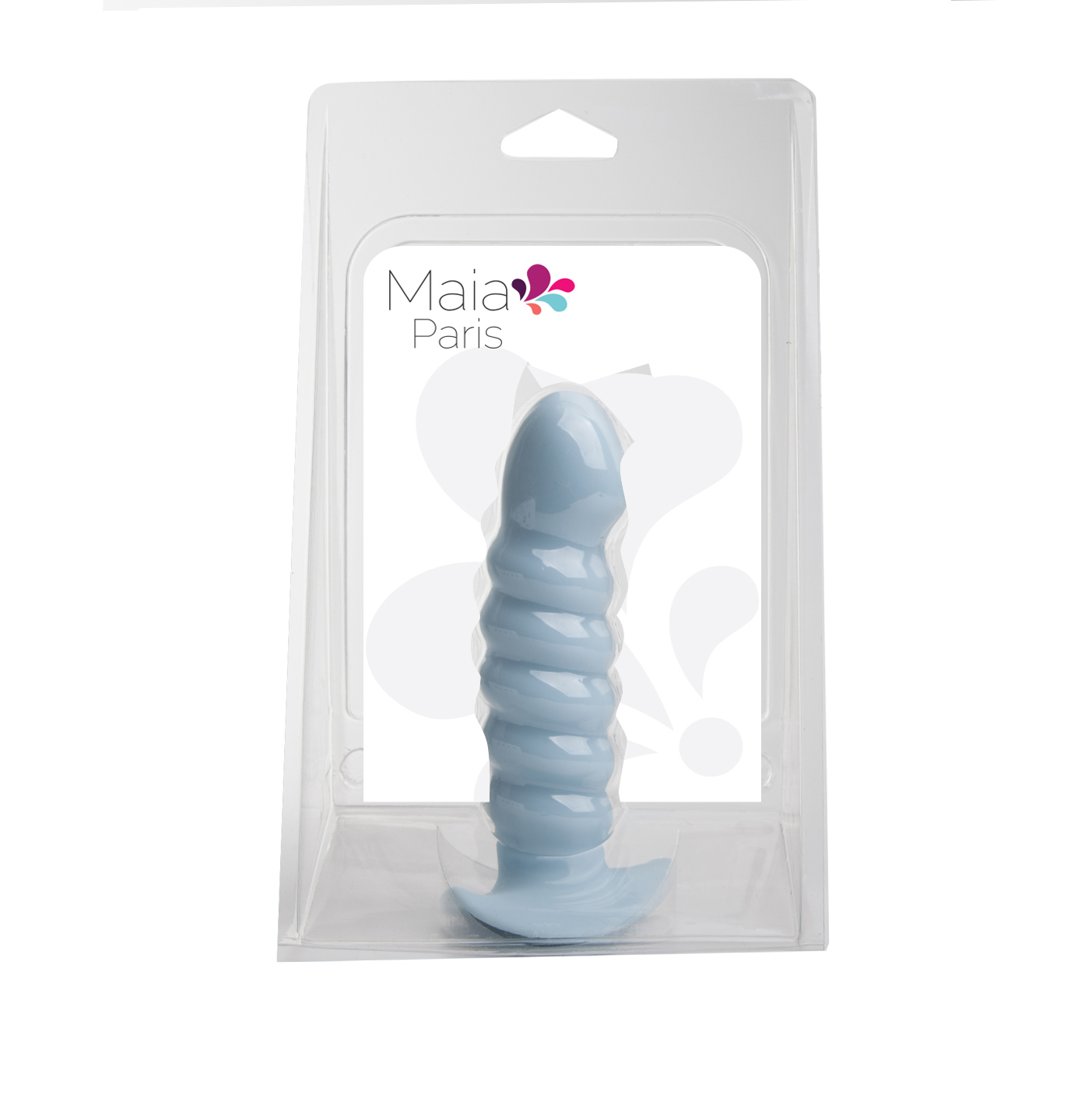 paris silicone ribbed dong blue paris silicone ribbed dong blue
