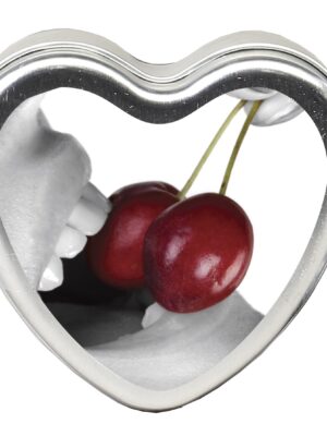 edible heart candle cherry 4 oz.