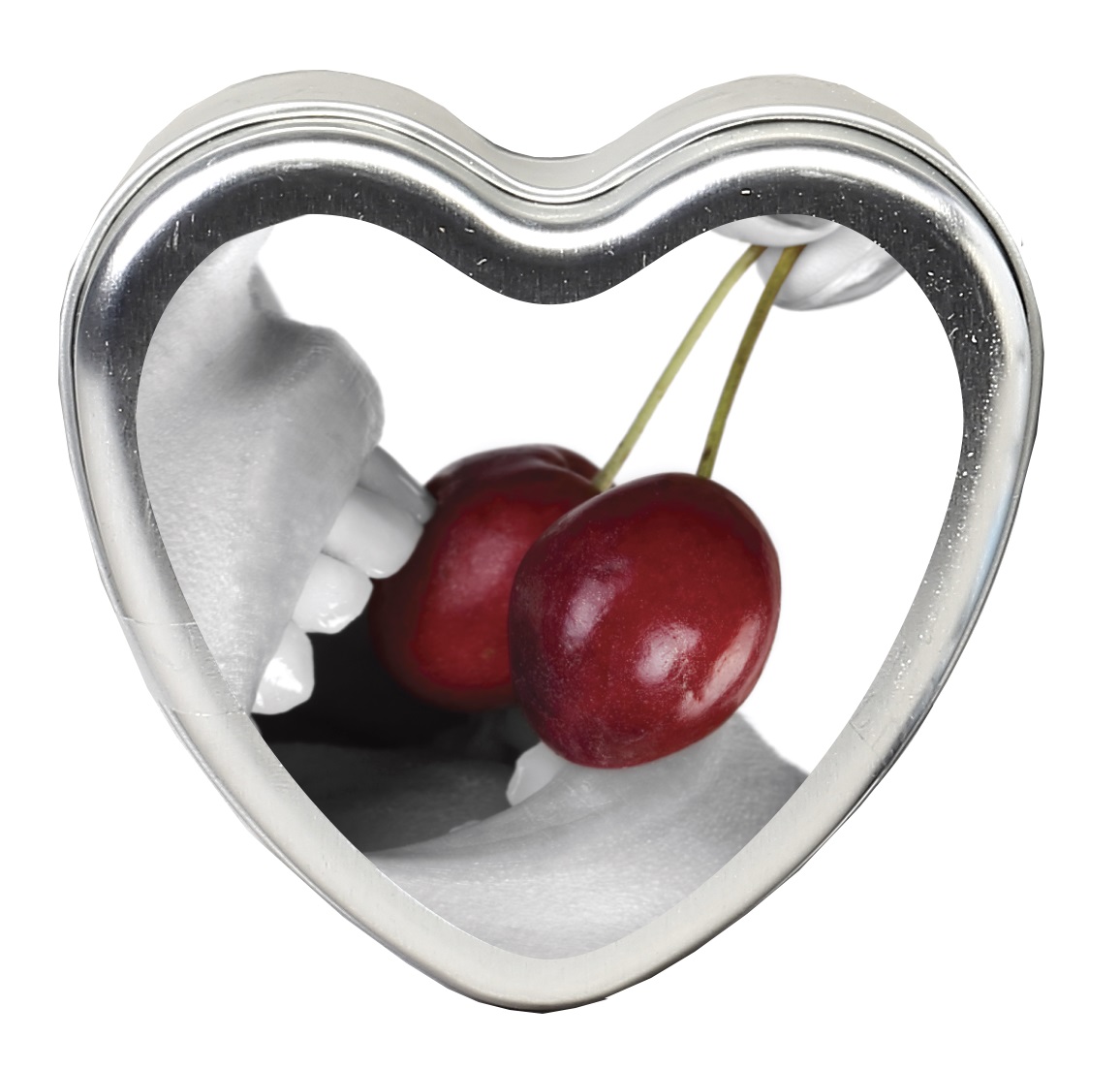 edible heart candle cherry 4 oz.