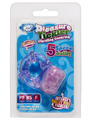 pleasure tickler 5 speed bullet purple