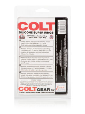 colt silicone super rings black