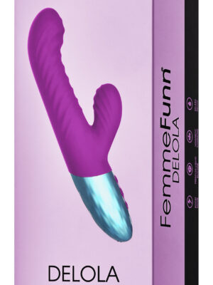 delola liquid silicone rabbit purple