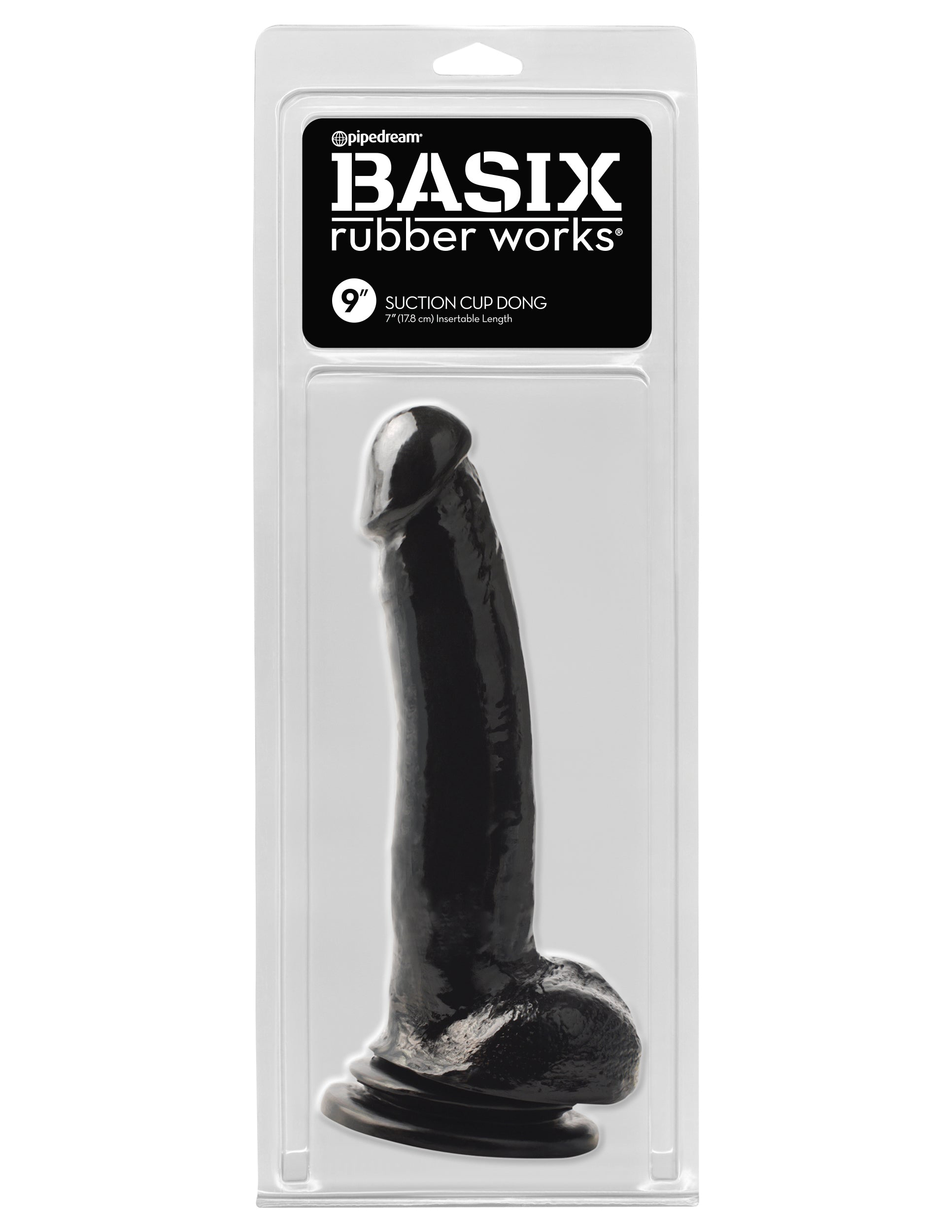 basix rubber works 9 inch suction cup thicky black