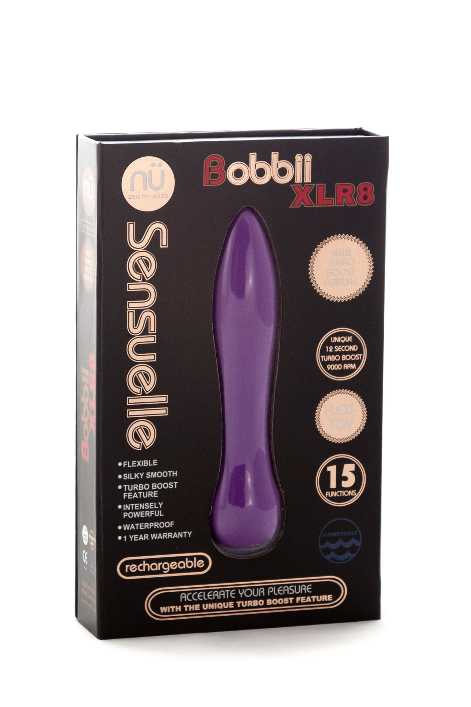 sensuelle bobbii xlr8 15 function turbo flexi vibe ultra violet sensuelle bobbii xlr8 15 function turbo flexi vibe ultra violet