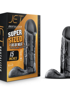 jet brutalizer 15 inch dildo black