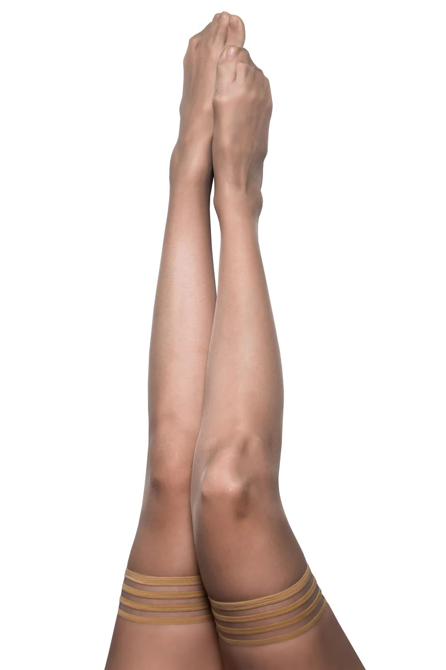 jenny champagne thigh high size a nude