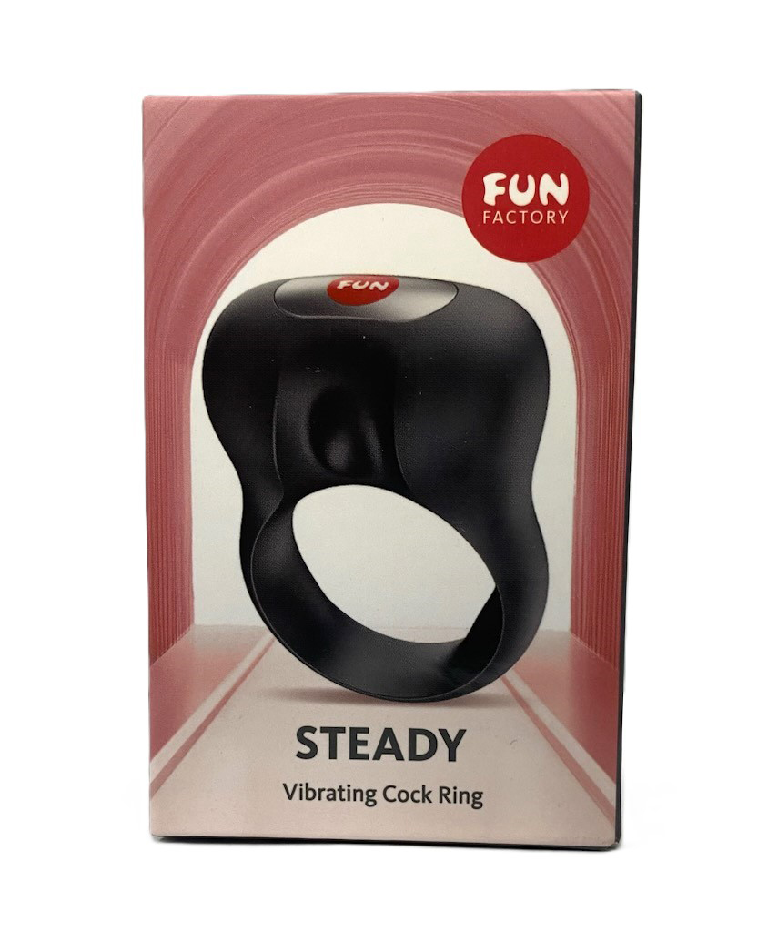 steady vibrating cockring black