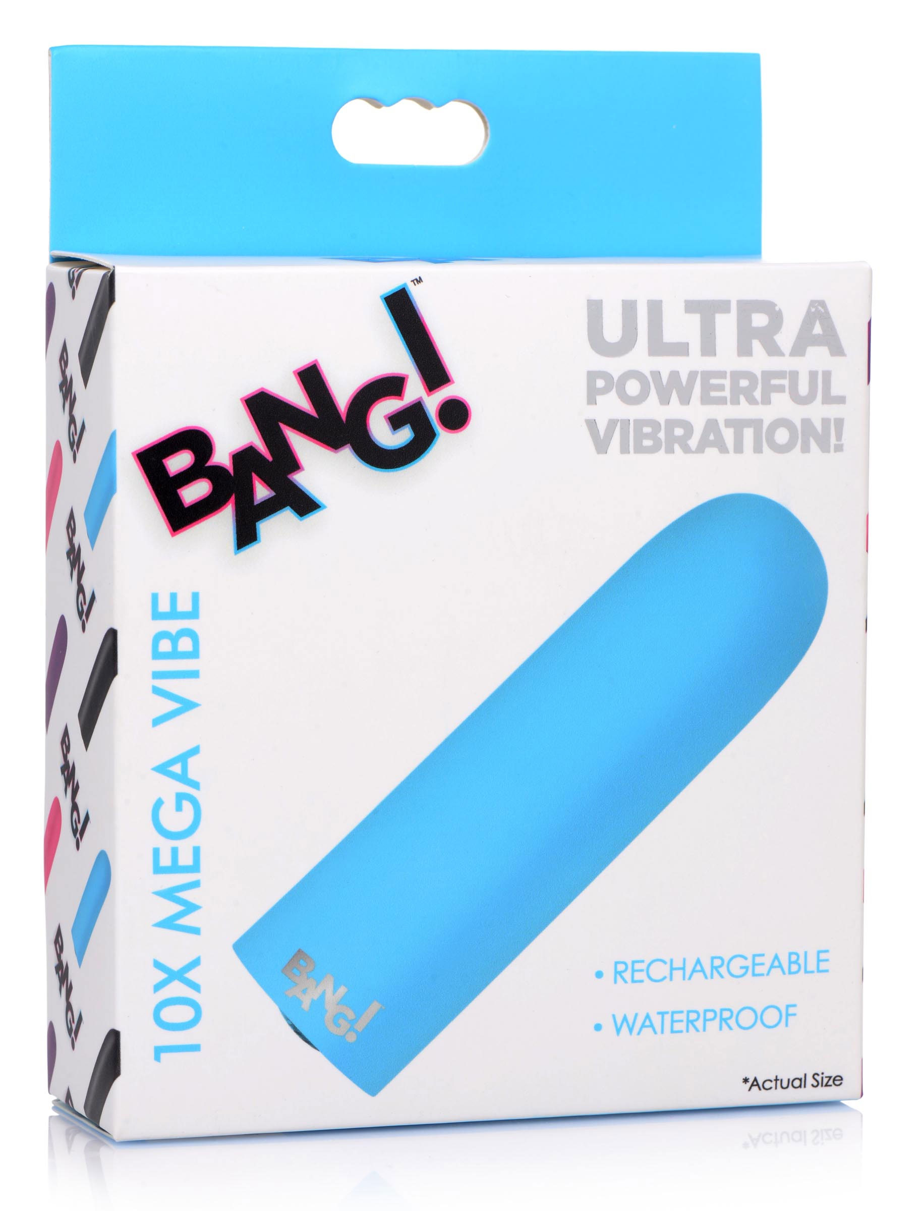 10x mega vibrator blue