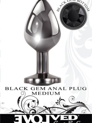 black gem anal plug medium black gem anal plug medium