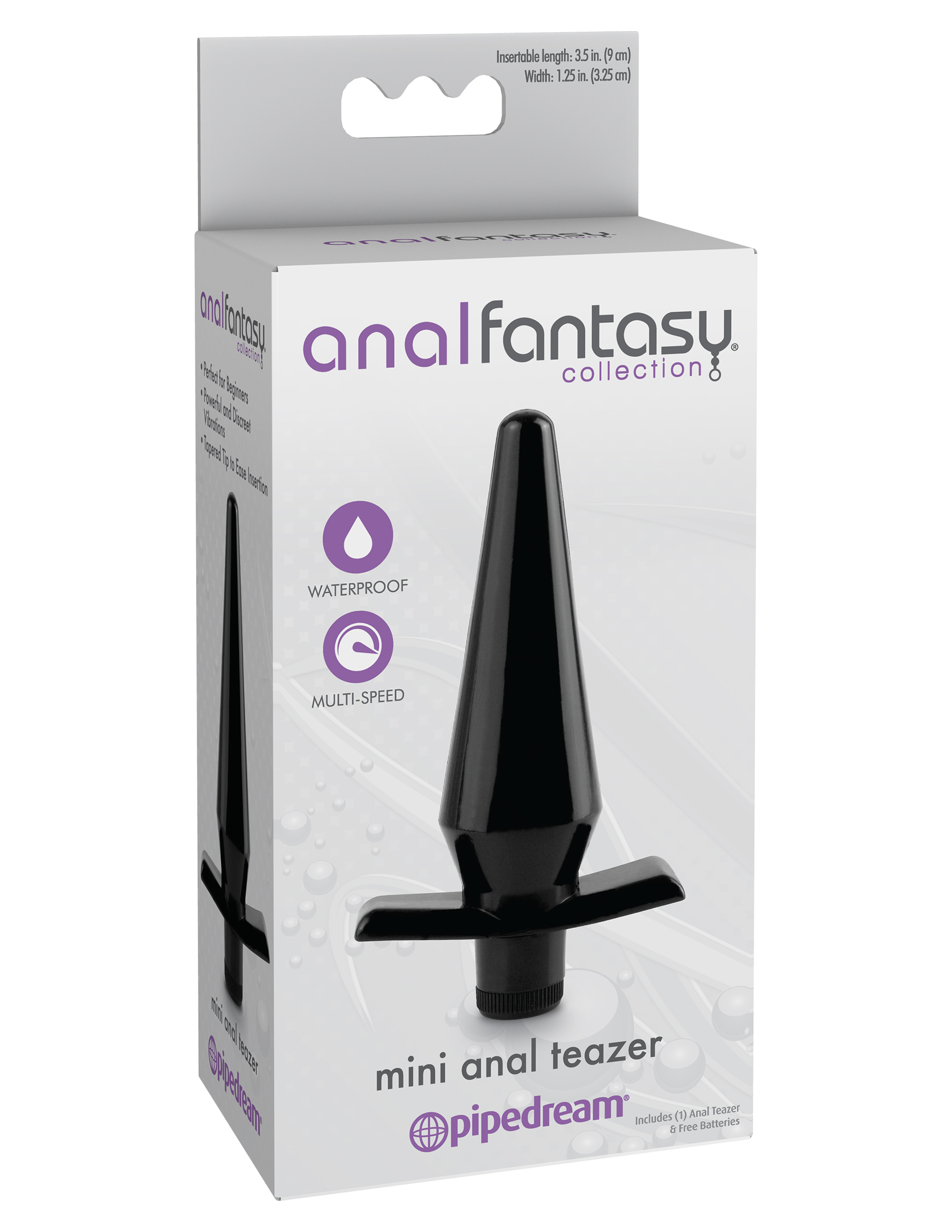 anal fantasy collection mini anal teazer black anal fantasy collection mini anal teazer black