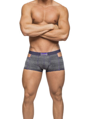 heather haze cutout short small grey