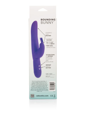 posh 10 function silicone bounding bunny purple