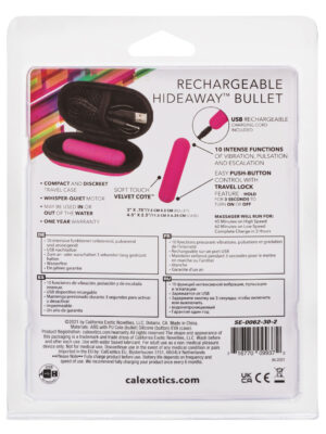 rechargeable hideaway bullet pink rechargeable hideaway bullet pink