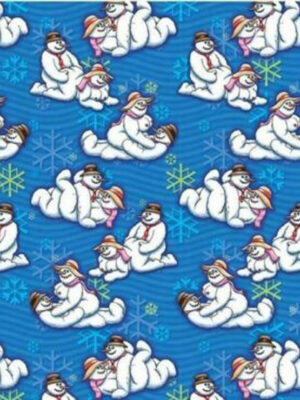gift wrap snowman