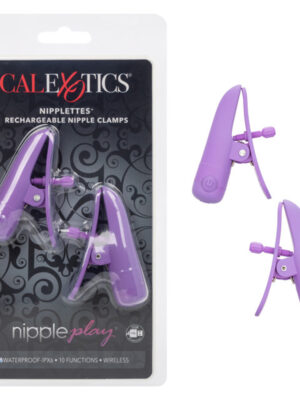 nipple play nipplettes purple rechargeable