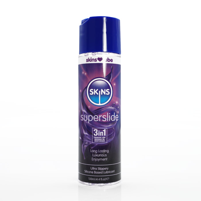 skins super slide silicone based lubricant 4.4oz