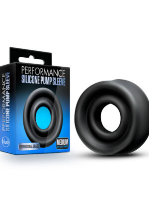 performance silicone pump sleeve medium black
