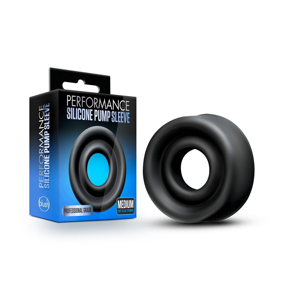 performance silicone pump sleeve medium black performance silicone pump sleeve medium black