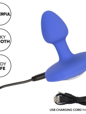 cheeky gems small rechargeable vibrating probe vibrating probe blue