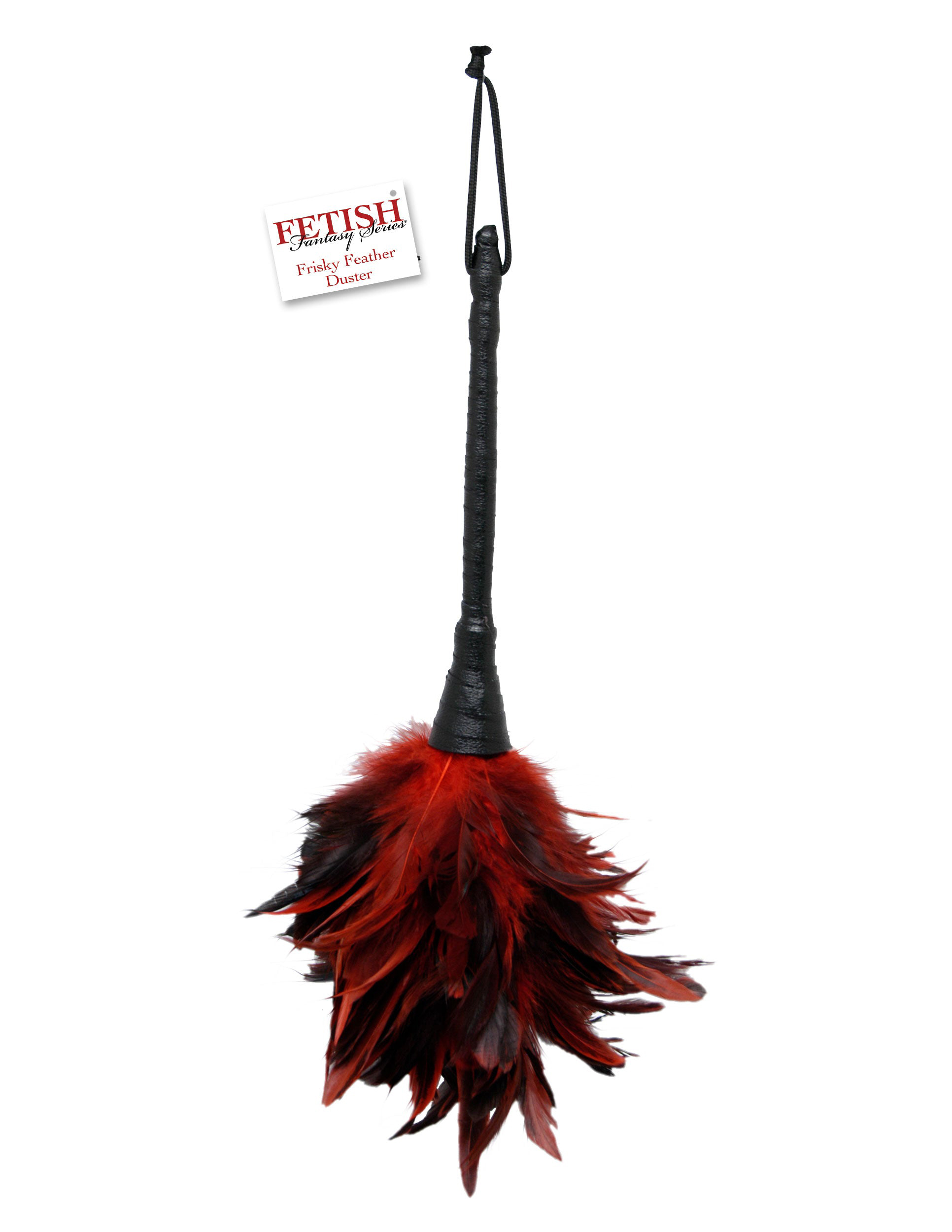 fetish fantasy series frisky feather duster red/ black