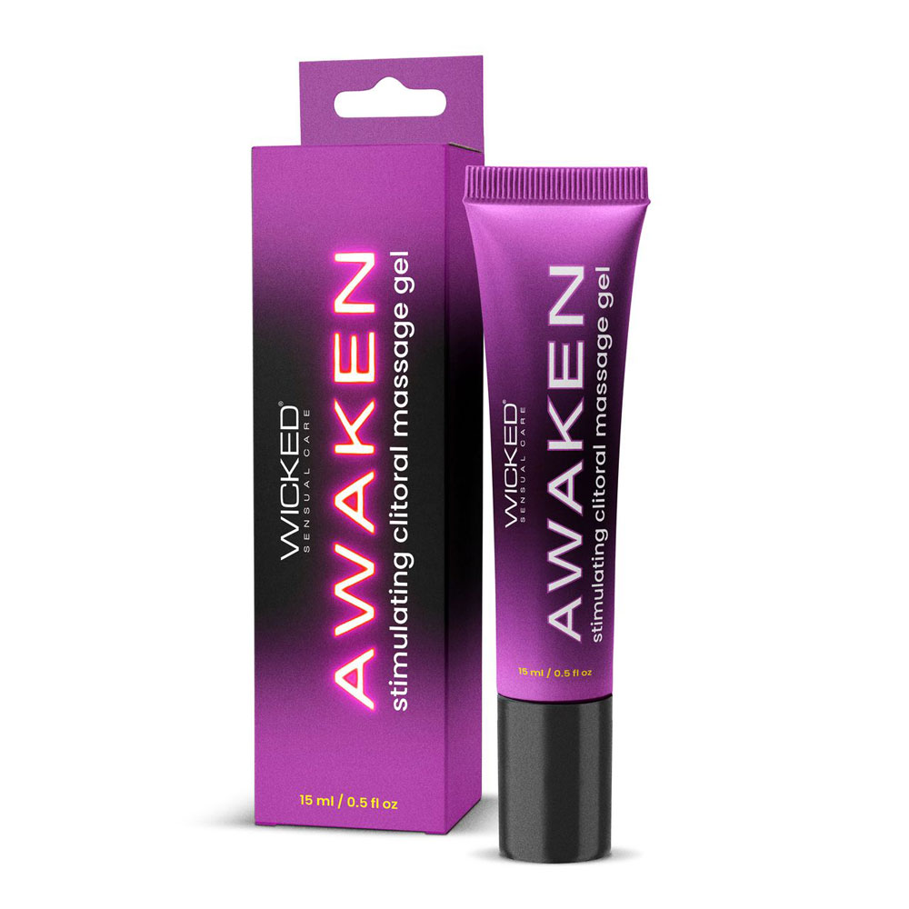 awaken stimulating clitoral massaging gel 0.5 oz.