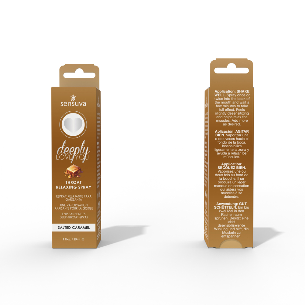 deeply love you throat relaxing spray salted caramel 1 fl. oz.