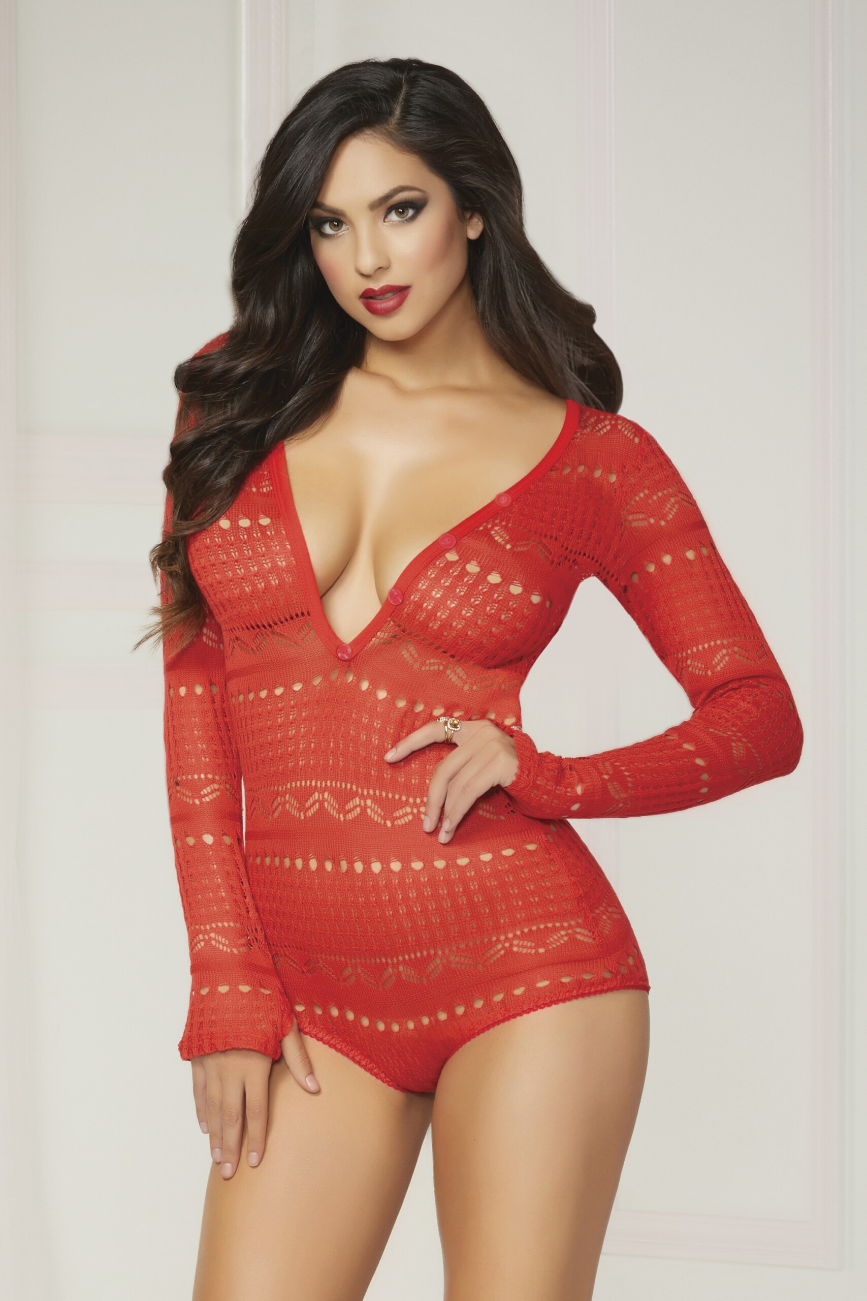 knit long sleeve romper small red knit long sleeve romper small red