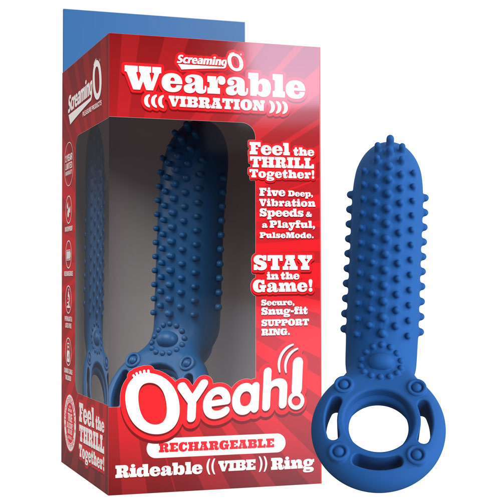 rechargeable o yeah silicone blue rechargeable o yeah silicone blue
