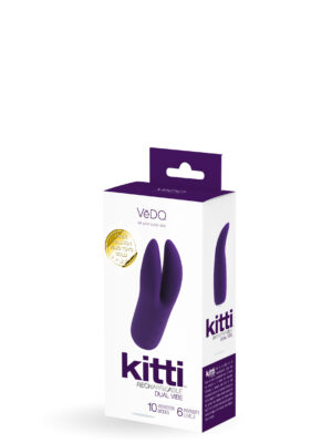 kitti rechargeable dual vibe deep purple kitti rechargeable dual vibe deep purple