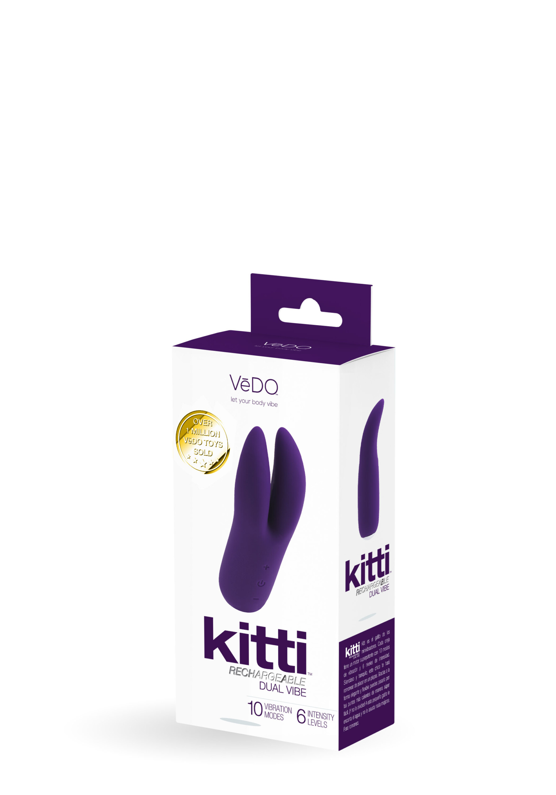 kitti rechargeable dual vibe deep purple kitti rechargeable dual vibe deep purple