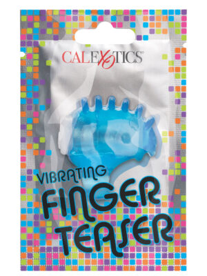 foil pack vibrating finger teaser blue