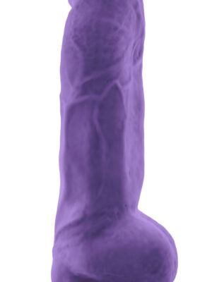 au naturel bold big boy 10 inch dildo purple