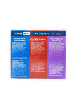 swiss navy weekend fun pack 3 1oz