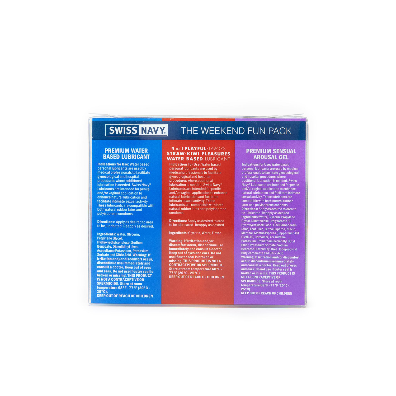 swiss navy weekend fun pack 3 1oz swiss navy weekend fun pack 3 1oz