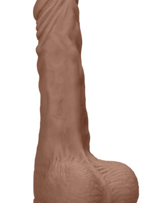 8 inch dong with testicles tan