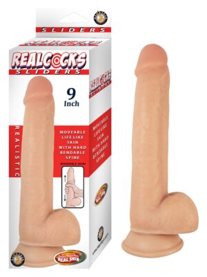 realcocks sliders 9 inch flesh
