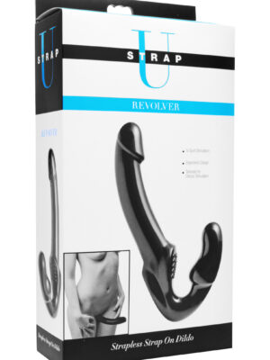 revolver strapless strap on g spot dildo