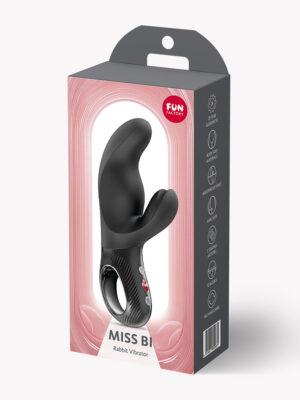 miss bi rabbit vibrator black miss bi rabbit vibrator black
