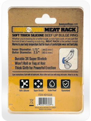 meat rack cock ring blue meat rack cock ring blue