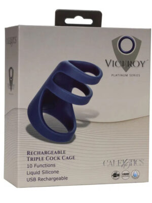 viceroy rechargeable triple cock cage blue