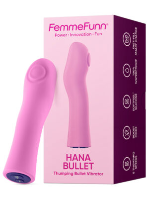 hana bullet thumping vibrator pink