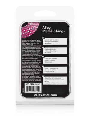 alloy metallic ring medium alloy metallic ring medium