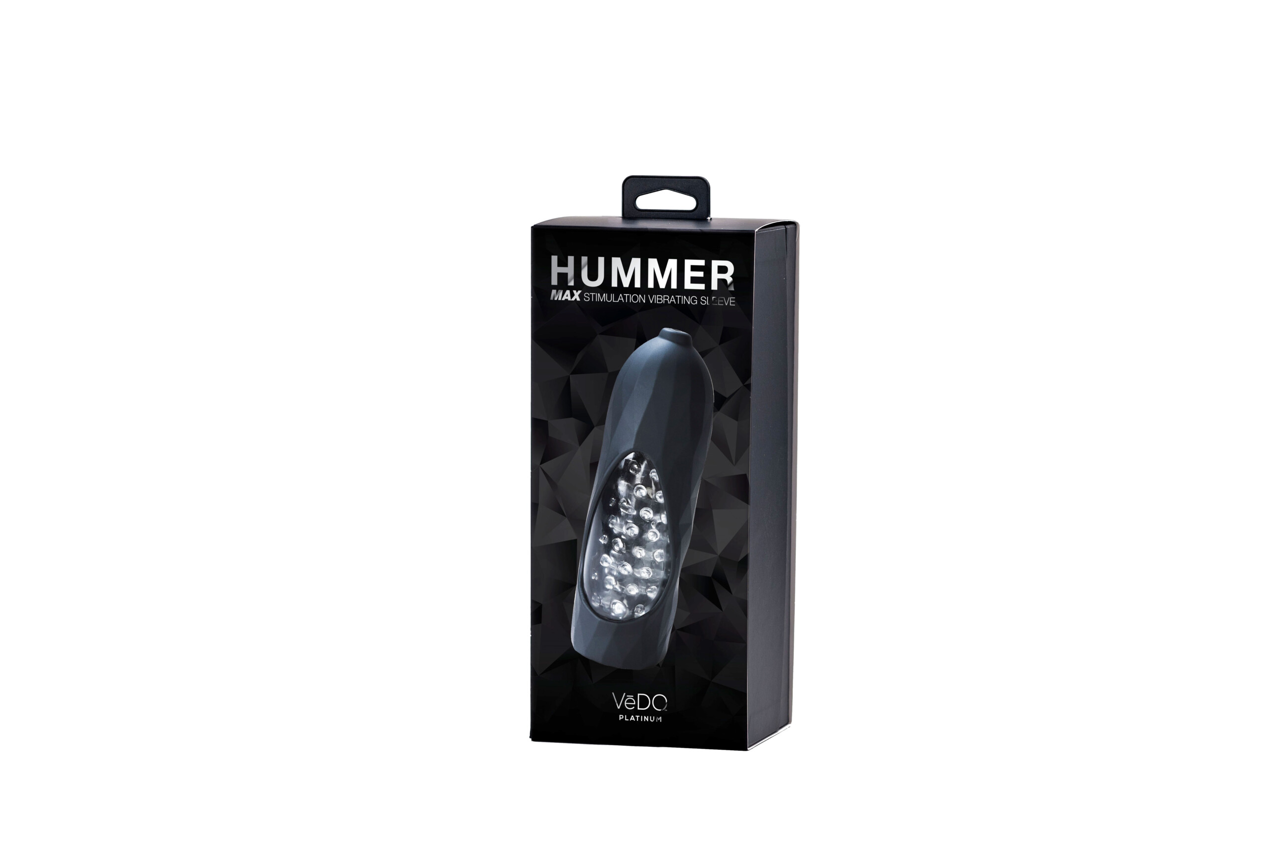 hummer max stimulation vibrating sleeve black pearl