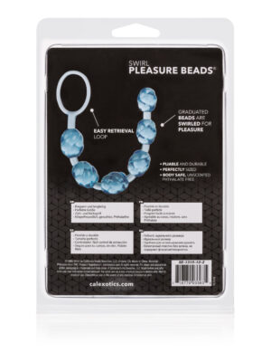 swirl pleasure beads blue