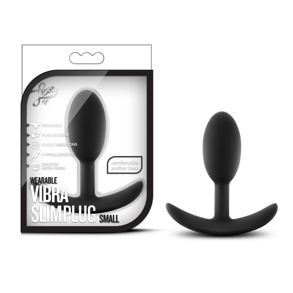 luxe wearable vibra slim plug small black luxe wearable vibra slim plug small black