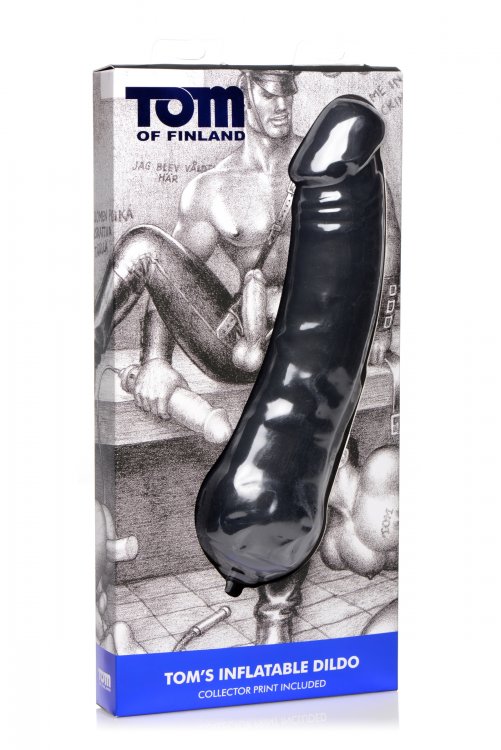 tom of finland toms inflatable silicone dildo