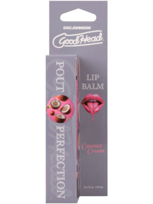 goodhead pout perfection lip balm coconut cream 0.50oz goodhead pout perfection lip balm coconut cream 0.50oz