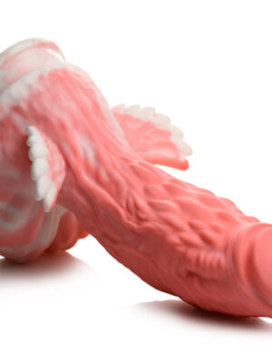 pegasus pecker winged silicone dildo pink/white